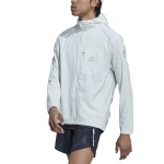 adidas Lauf-Trainingsjacke Marathon (360° reflektierendes Design, schmal) linengrün Herren
